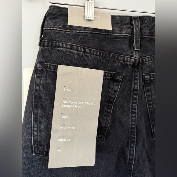 NWT Everlane the Curvy '90s Cheeky Straight Jean | Size 28 Ankle - Picture 9 of 10